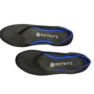 Rothy's Black and Blue Flats